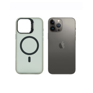 Super Shield Matte GrayBlack Case for iPhone 13 Pro Max with Magnetic safe and Built-in Camera Kickstand