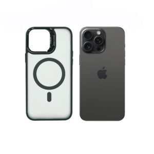 Super Shield Matte Black Case for iPhone 13 Pro Max with Magnetic safe and Built-in Camera Kickstand